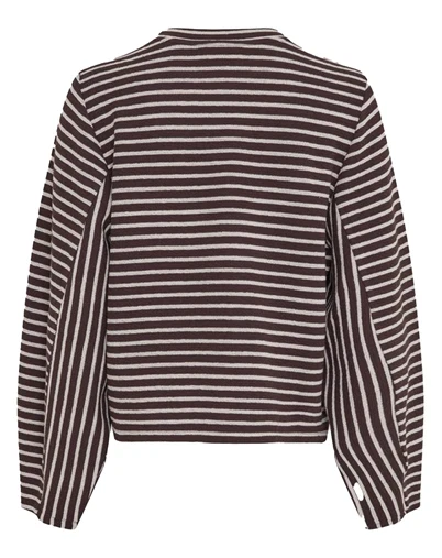 MSCH Copenhagen - MSCHSofia Sweatshirt - Molé/lOatmeal